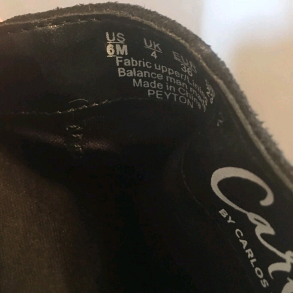 Carlos Santana Knee Slouch Boots Size 6M - Picture 6 of 7